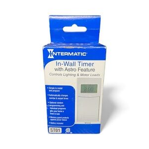 Intermatic ST01 In-Wall Timer Lot of 2